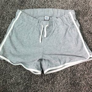 Girls Gray Tie Shorts